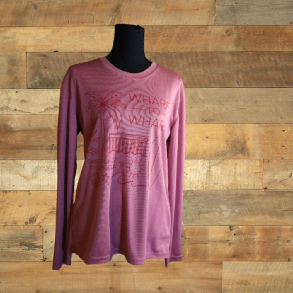 Element 718 LS Run SF Wharf to Wharf Tech shirt, designed in San Francisco  XLrg